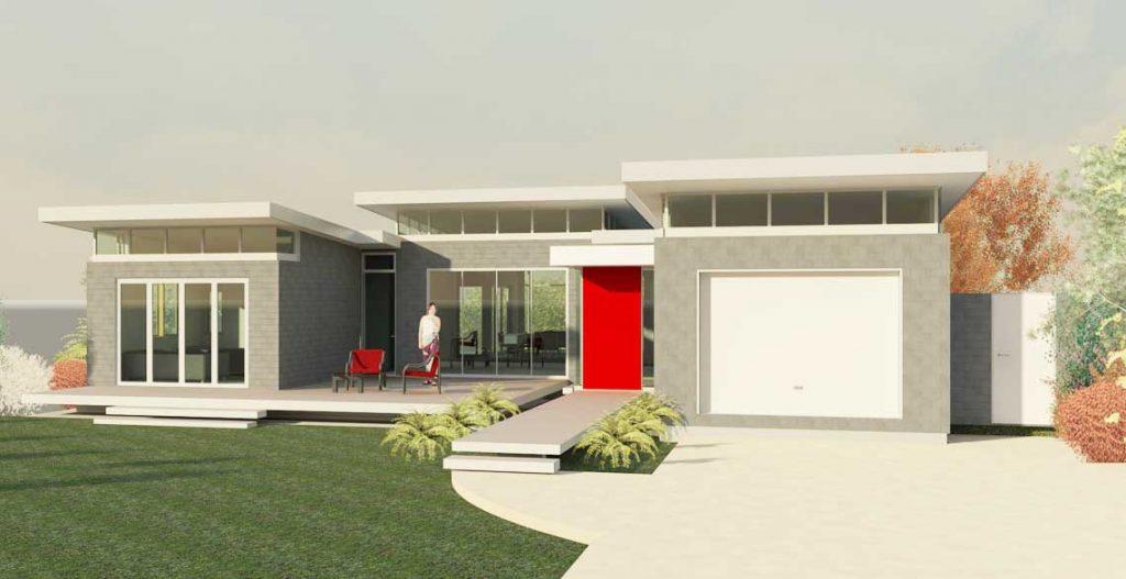 Holiday Home Build - North-Perspective