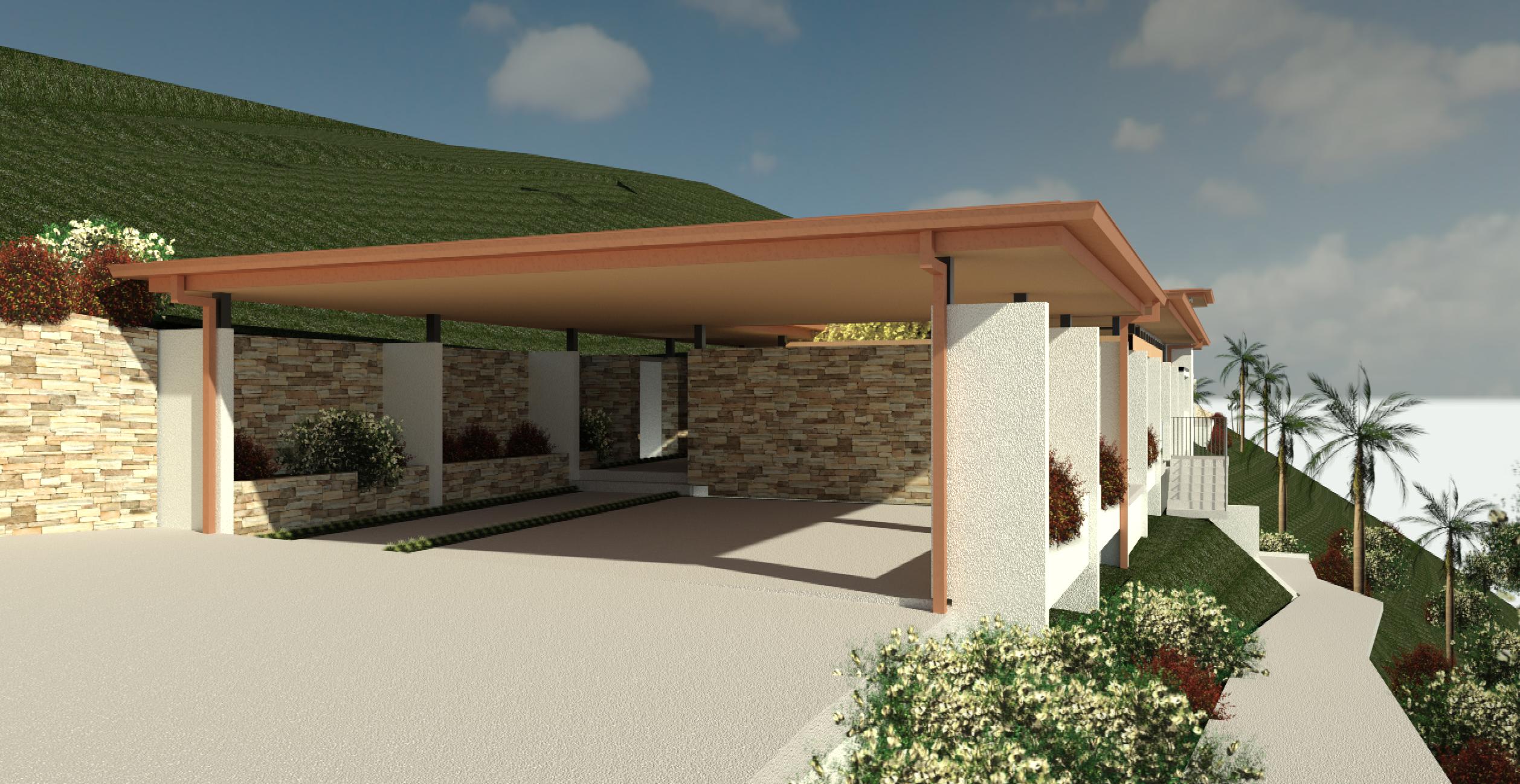 4 bed house with carport