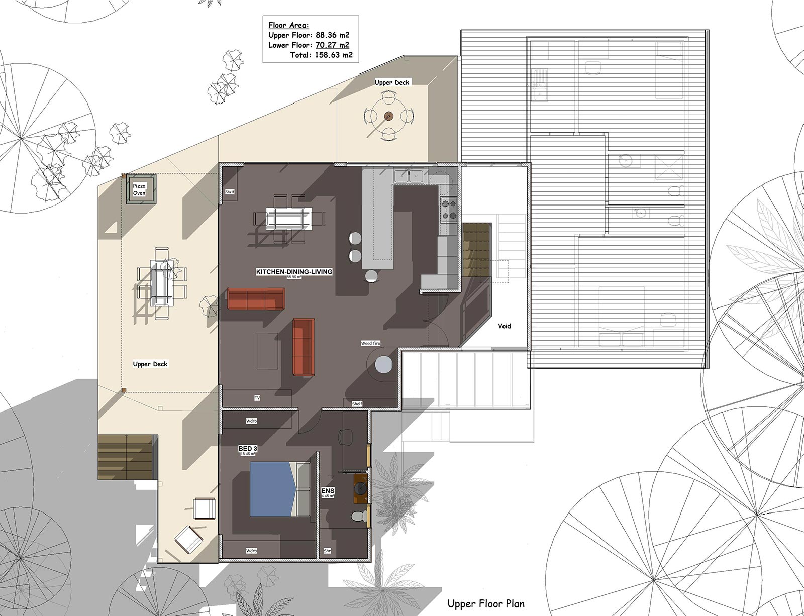 house plans for 3 bed house